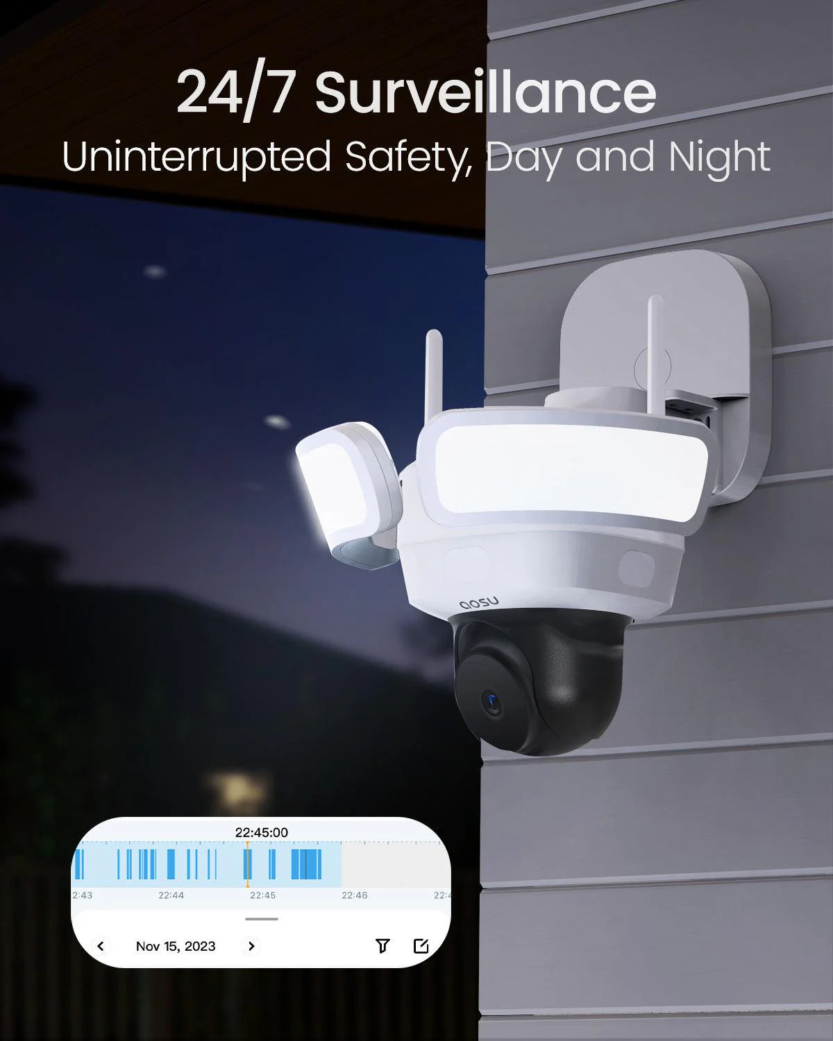 4K SolarCam P1 Max with aosuCortex System + Video Doorbell Pro + Floodlight Cam Pro - Image 16
