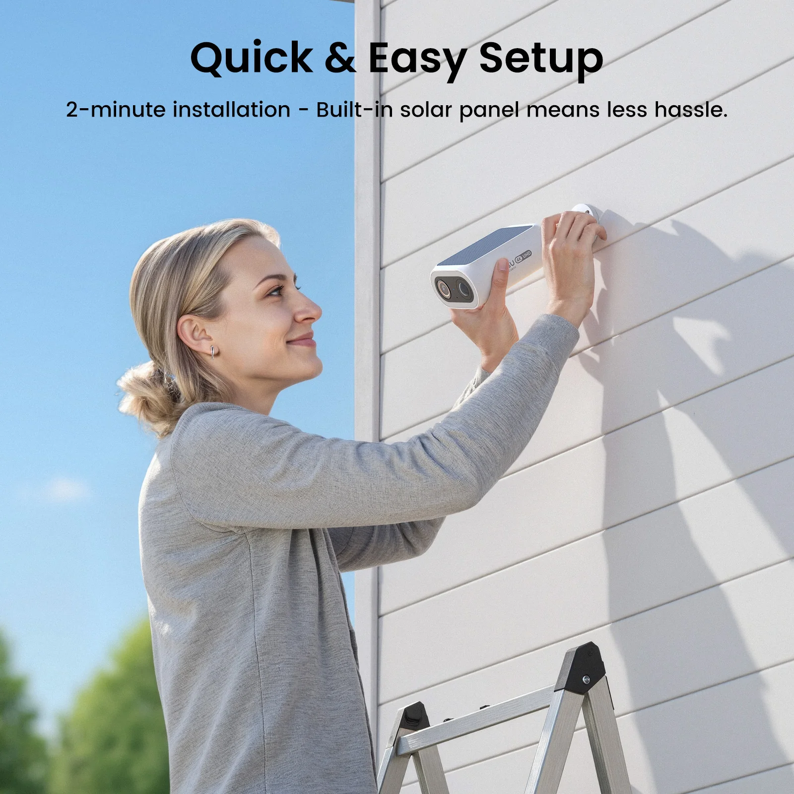 4K SolarCam P1 Max with aosuCortex System + Video Doorbell Pro + Floodlight Cam Pro - Image 11